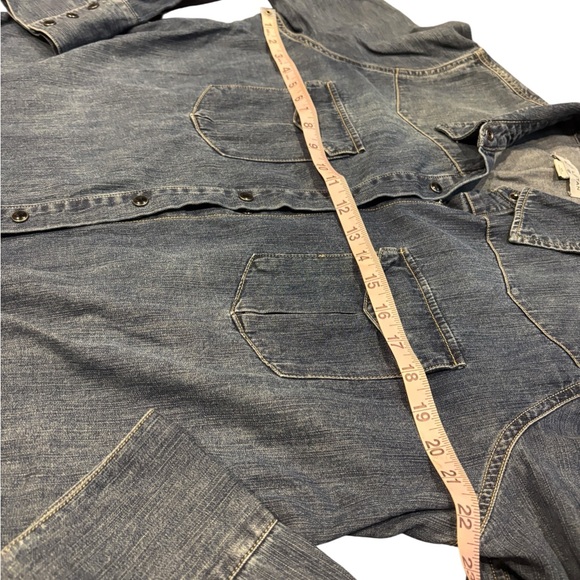 Long-Sleeve Denim Button-Down Shirt by Nili Lotan x Target Xl - Picture 6 of 11